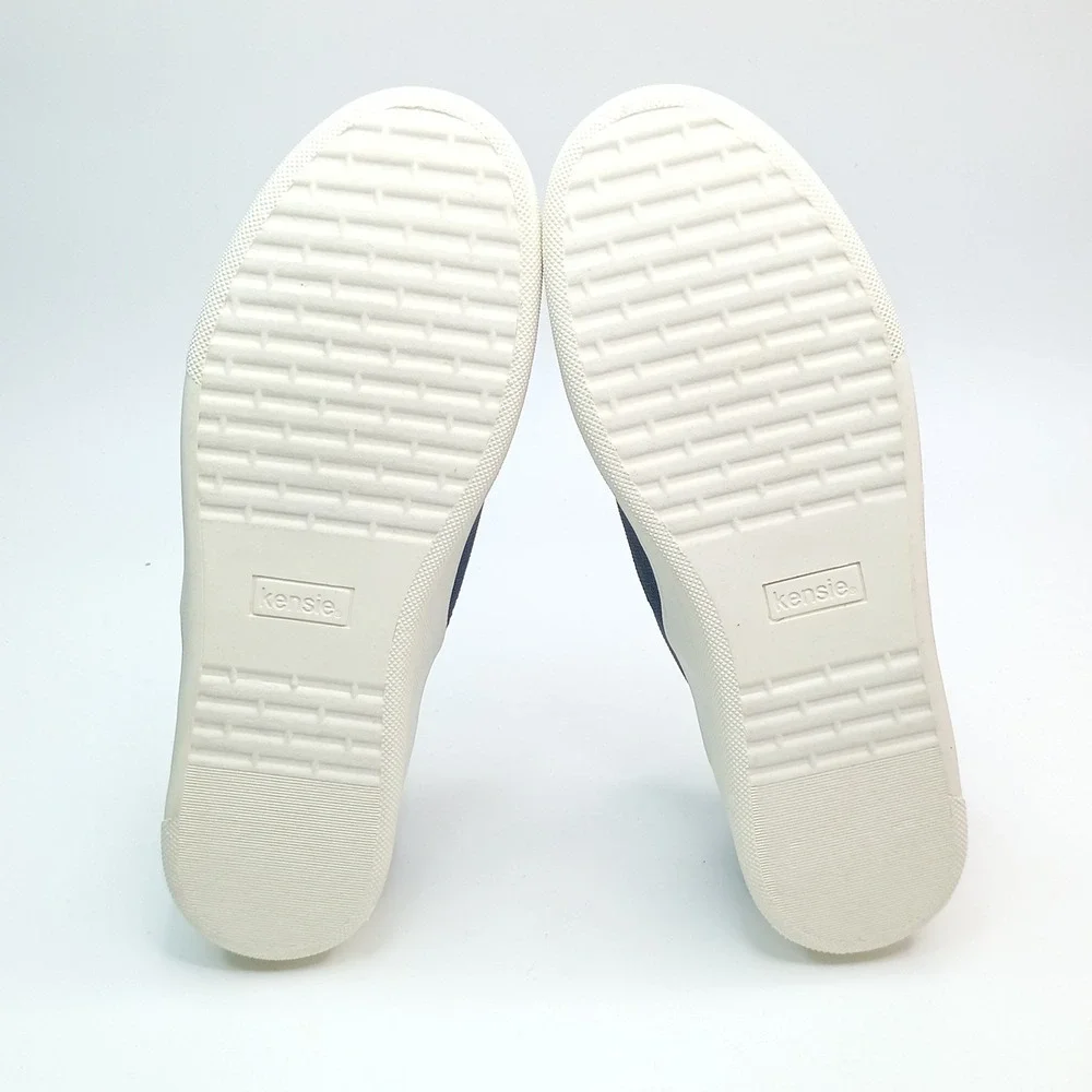 Kensie Salia Slip On Women Size 8.5 Navy Textile KS251602 Sneaker‎